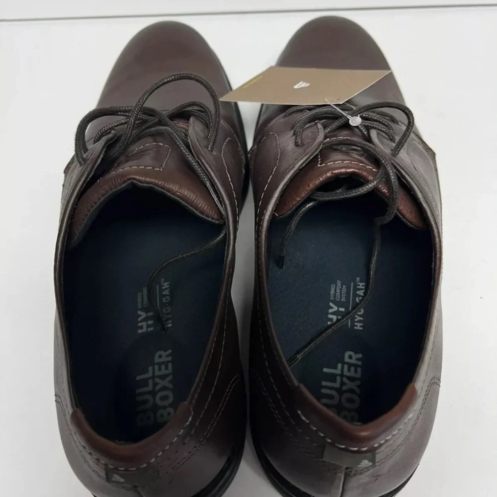 Bullboxer Men’s Cali Oxford Dress Shoes Brown, Size 13 M